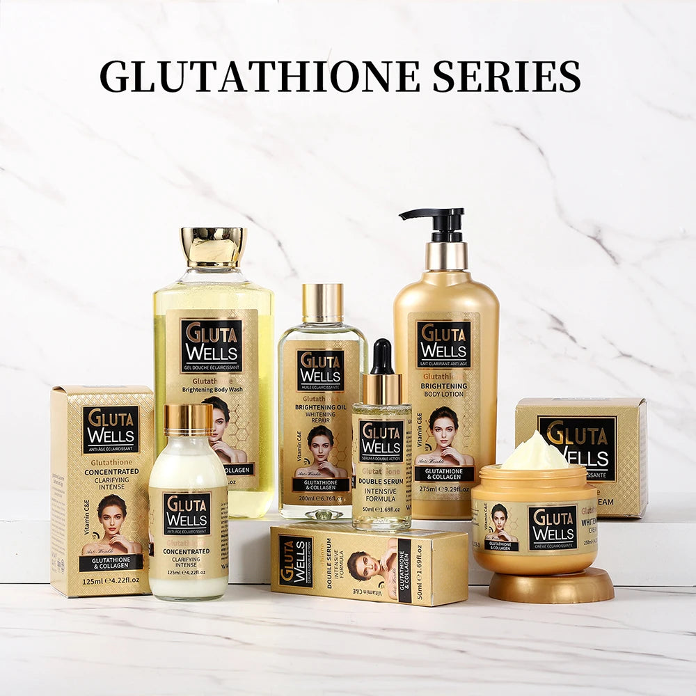Glutathione Beauty Skincare Products Face Cream Facial Care Essence Cleanser Moisturizing Body Lotion Essential Oil Shower Gel
