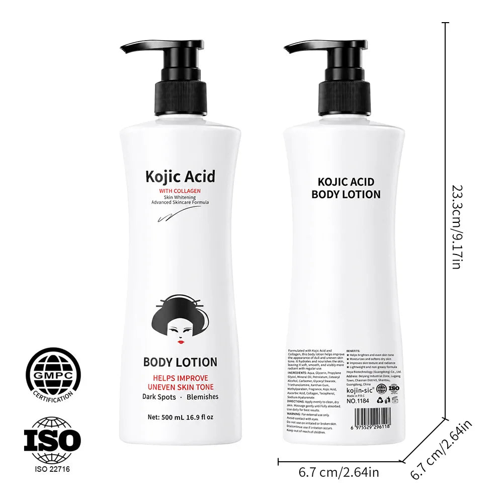 Kojic Acid Moisturizing Cream Body Care Remove Skin Nourishing Revitalizing Brightening Moisture Protection Skincare Body Lotion