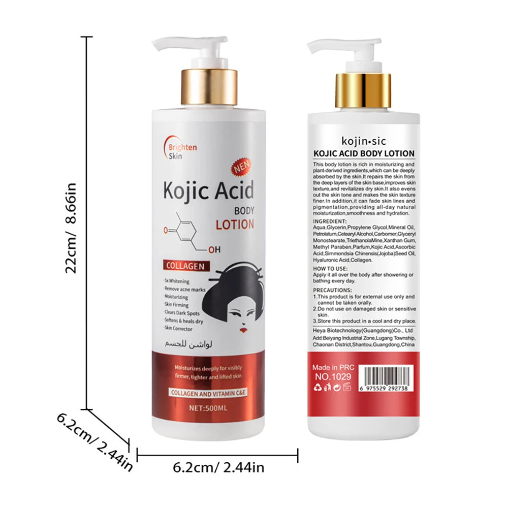 Kojic Acid Moisturizing Cream Body Care Remove Skin Nourishing Revitalizing Brightening Moisture Protection Skincare Body Lotion