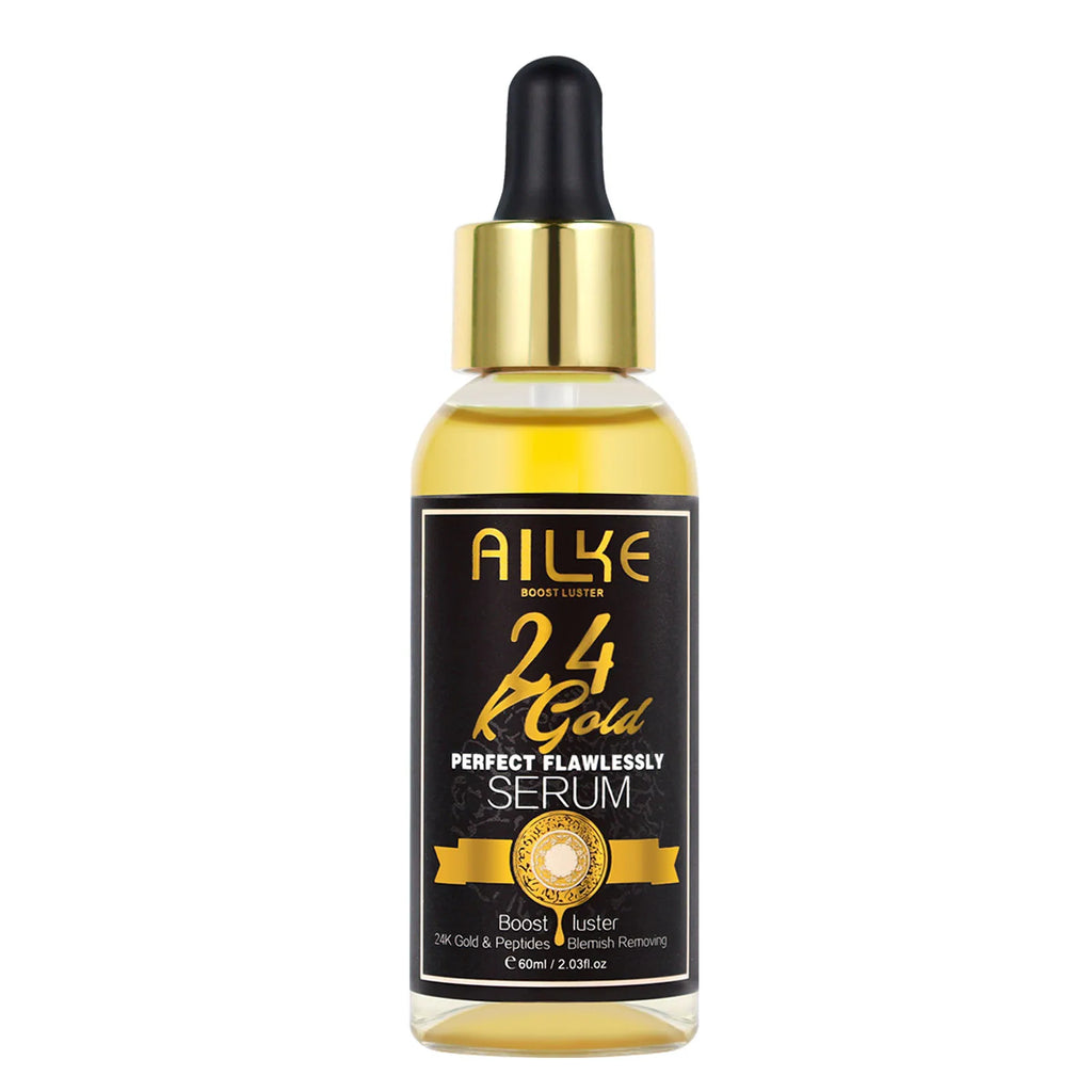 AILKE 24K Glod Flawlessly Skin Care Set, Whitening, Reduce Dark Spots, Pigmentation, Wrinkles, Moisturize, For All Skin Types