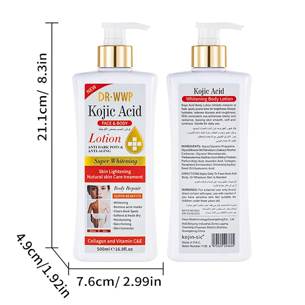 Kojic Acid Moisturizing Cream Body Care Remove Skin Nourishing Revitalizing Brightening Moisture Protection Skincare Body Lotion